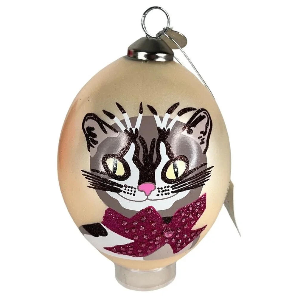2010‎ St Jude Swarovski Elements Christmas Ornament Cat Dog Michael Vollbrach